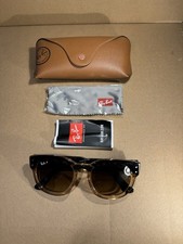 Ray-Ban Mega Hawkeye Havana Tortoiseshell Polarized Sunglasses RB0298S 53mm NEW