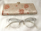 Vintage ARTCRAFT Aluminum CAT EYE Eyeglasses Frame Circa 1960's w/ Retro Case — photo 3