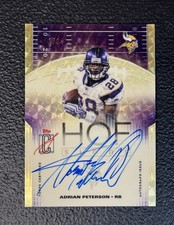Marketplace image: 2025 Topps Signature Class Adrian Peterson HOF Signs SuperFractor 1/1 Auto