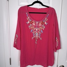 Grand & Greene Lightweight Rayon Embroidered ...