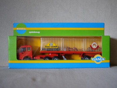 GAMA Mercedes ZOO Transporter mit Wildtieren, Modell9284, MINT, OVP