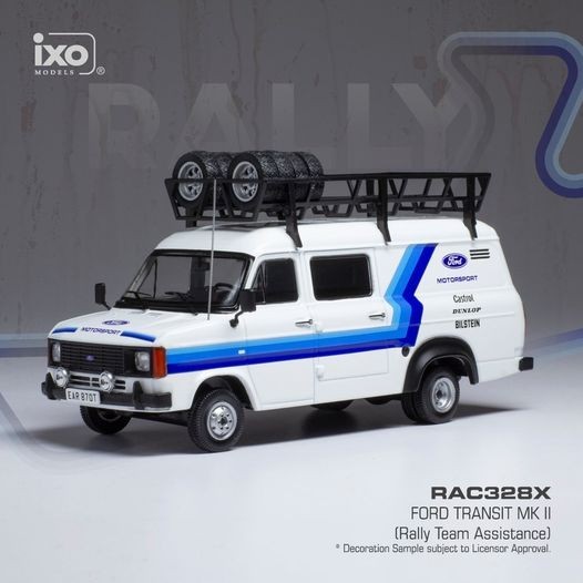 Ford Transit Mkii Rallye Assistance Equipe Ford 1:43 IXO Models-image