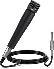 pro Dynamic Handheld Microphone, Professional Moving Coil Mic with Built-In Pop