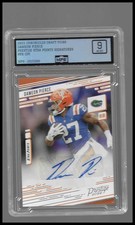 2022 Chronicles Draft Picks Dameon Pierce Prestige x Points Auto RC MPE 9 Mint