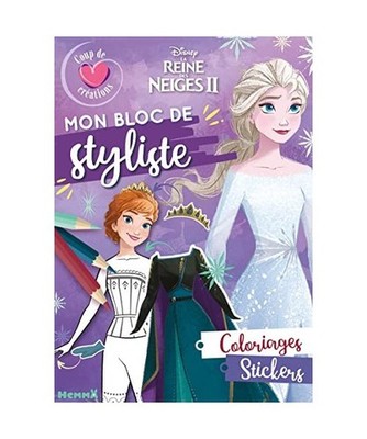Mon bloc de styliste - Reine des Neiges 2 [Elsa & Anna]