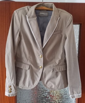 Esprit Blazer / Jacke  Grau 100% Cotton Gr. 42 w. Neu