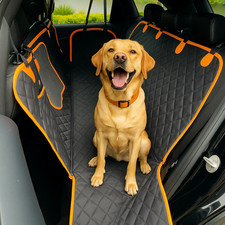 Dog Car Seat Cover for Back Seat, Waterproof Seat Protector Scratchproof ,Black