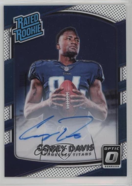 2017 Donruss Optic Rated Rookie Auto 91/150 Corey Davis #166 Auto 10yu