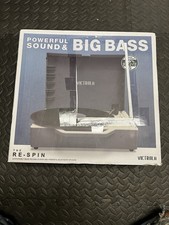 Victrola The Re-Spin Bluetooth Record Player Big Bass READ DESCRIPTION 