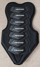 Teknic Motorcycle Back Protector with 7 Link Spine Guard - Black 208-077000