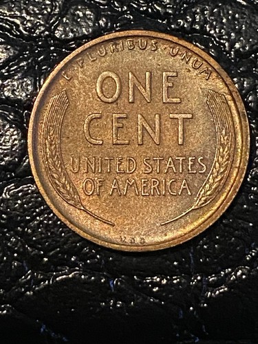 1909 P VDB Lincoln Wheat Cent Red Uncirculated Toned - Picture 2 of 7