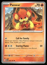 pokemon pansear card Pansear - SV04: Paradox Rift [REVERSE HOLO]
