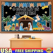 Christian Holiday Bulletin Board Set Educational Decorations Classroom Display