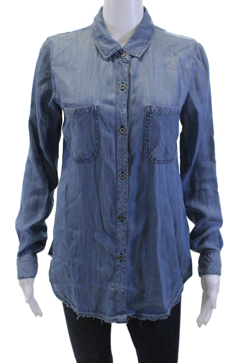 Rails, Womens Button-Up Long Sleeve Basic Shirt B… - image 1