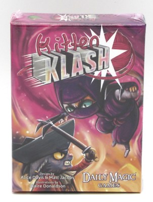 Kitten Klash DMG KK-001 Pirate vs Ninja Cats 2-Player Pattern Matching Card Game