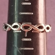 Stainless Steel Ring Infinity Ring Celtic Knott Infinity-8 Size 7