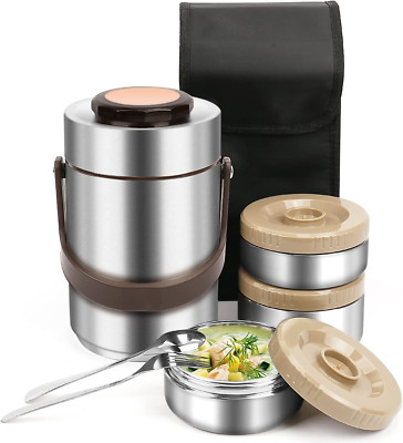 Termos Para Comida Grande 67 oz Caliente Calentador De Portatil Acero Inoxidable