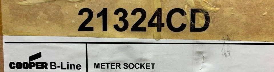 COOPER B-LINE 21324CD METER SOCKET 4 JAW, 320A CONTINUOUS 400A MAX - Image 3 of 4