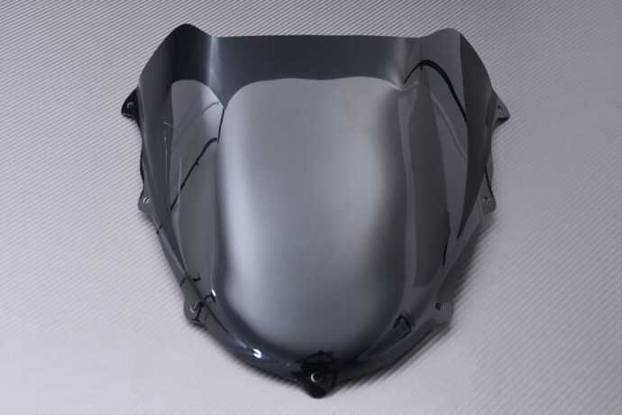 Bulle Aprilia RS 50 noire résolvant les problèmes de fatigue dus au vent