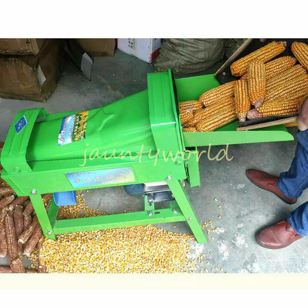 1pcs 220V Electric Corn Sheller Thresher Threshing Stripping Machine Farm NEW