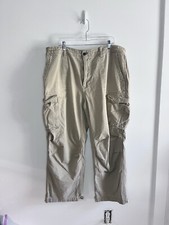 Vintage Polo Jeans Co Ralph Lauren Cargo Pants Mens 42x30 Khaki Military Surplus