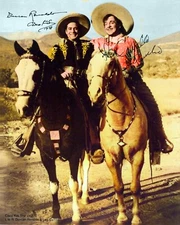 Cisco Kid and Poncho  8 x 10  photo Colorized Photo