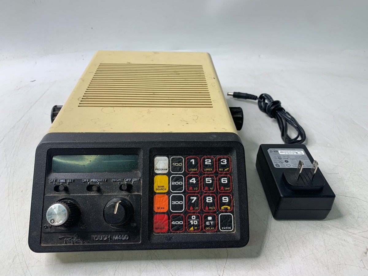 Regency Touch M400 VHF/UHF Receiver/Scanner - Sound, No Display