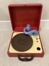 Rare Hudson Junior Jukebox 78 Rpm Record Player Vintage Decorator Piece Untested