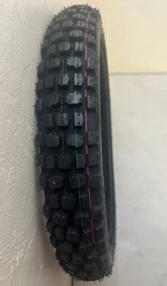 MMG Dirt 自行车轮胎 2.50-14 前后越野适用于雅马哈 PW80 1983-06 — 第 3/3 张图片