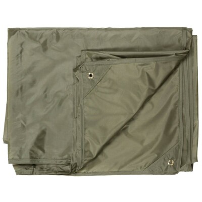 Max Fuchs  Outdoor Bushcraft Waterproof Tarpaulin PU-coated Tarp 4x5m OD Green