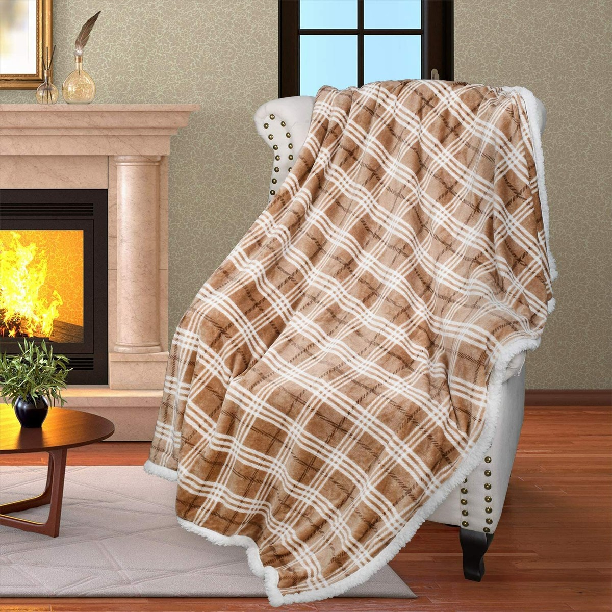 HOT Sherpa Throw Asda Grey Throws Sherpa Throw Tartan
