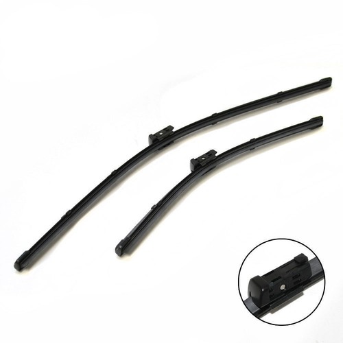 Front Windscreen Flat Window 16 24 Wiper Blades For Audi A1 VW Up Skoda