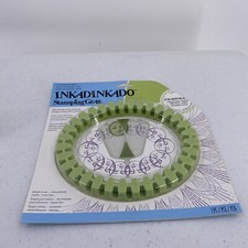Inkadinkado STAMPING GEAR Oval Stamping Wheel Paper Scrapbook Card Craft Art