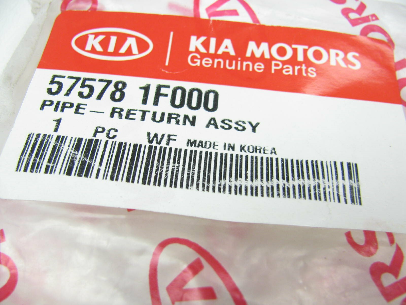 Power Steering Fluid Return Tube Pipe OEM For 20052010 Kia Sportage