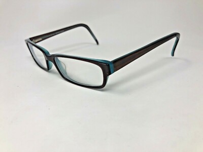 BUM EQUIPMENT  PRESENTATION  Eyeglasses Frame 51-16-140 Brown Aqua Crystal C529