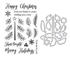 Hero Arts Build A Tree Stamp Set & HA Build A Tree Frame Cuts Die Set