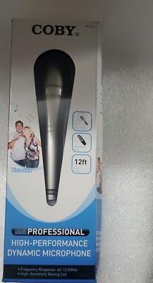 Coby CM-P45 Professional High Performance Dynamic Microphone 3 PinXLR-6.3mm Plug