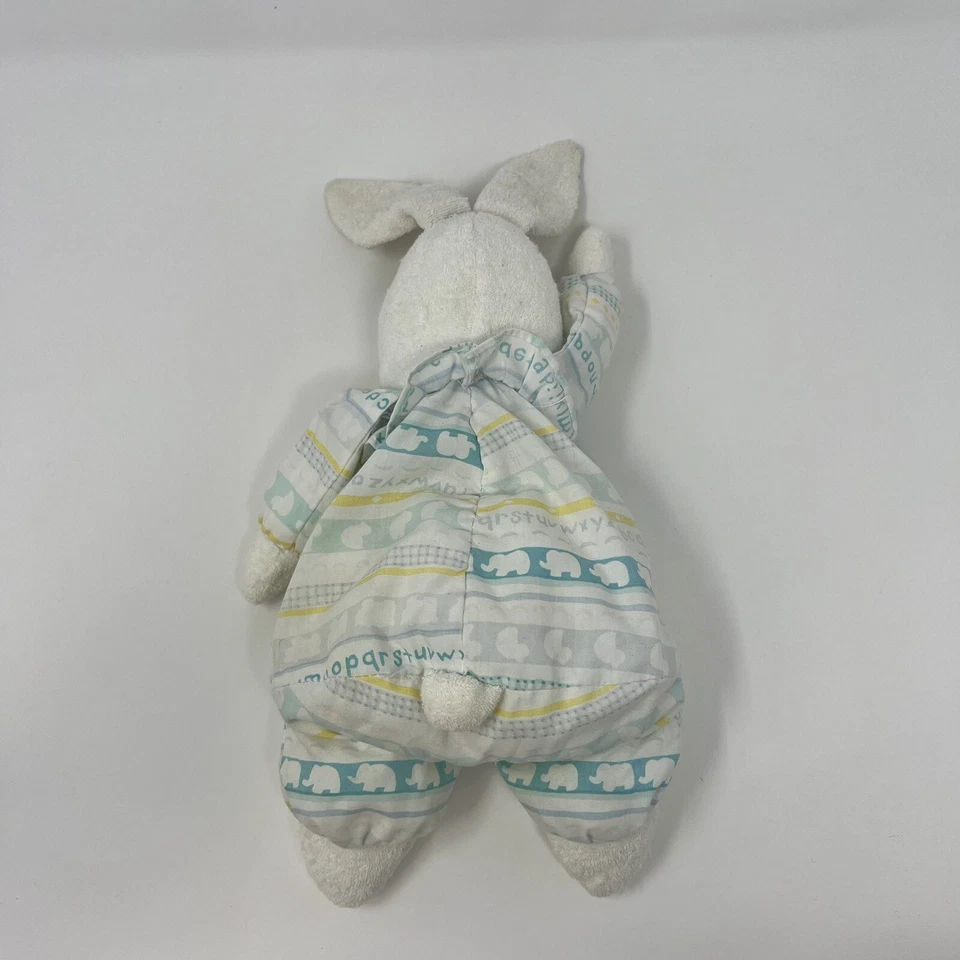 De Colección Carters Prestige Terry Bunny Rabbit Peluche Alfabeto ABC Zapatillas Sonajero Peluche Foto 3 de 4