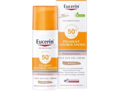 Eucerin Pigment Control Tinted Gel-Creme LSF 50+Mittel,50 ml , PZN 17553565