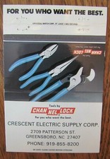 MATCHBOOK: CRESCENT ELECTRIC SUPPLY CORP. (GREENSBORO, NORTH CAROLINA) -F17