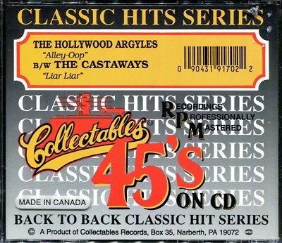 CD-Single The Hollywood Argyles & The Castaways - Collectables 45's on CD