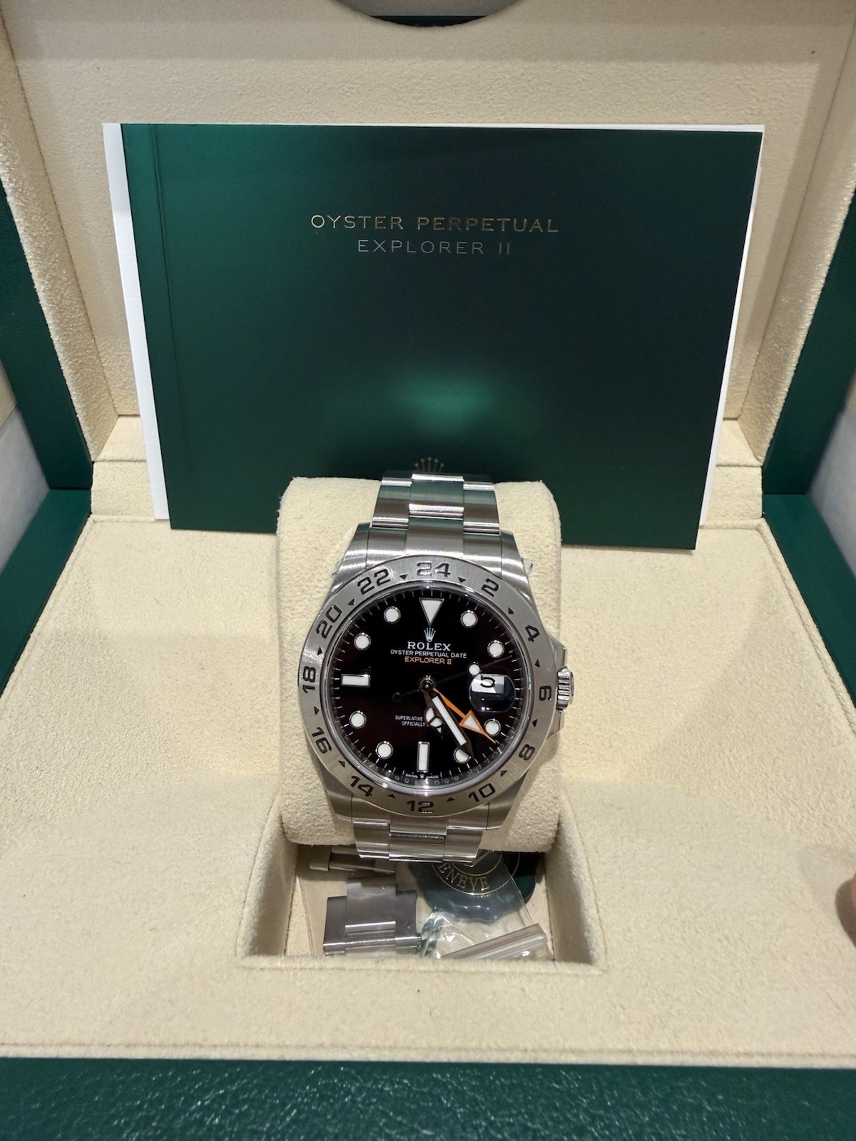 2023 Rolex Explorer II 226570 Black Dial 42mm Full Set - Box & Papers