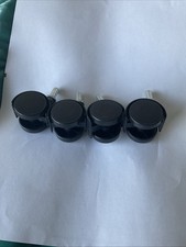 Set of 4 Replacement Plastic Wheels about 1 1/8” size