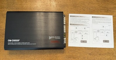 GM-D9500F 4 Channel Car Audio Amplifier 4500W Max Mosfet Power Amp NEW Open Box