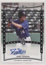 2014 Leaf Perfect Game Showcase Auto Black Jimmy Herron #A-JH2 Auto a2v