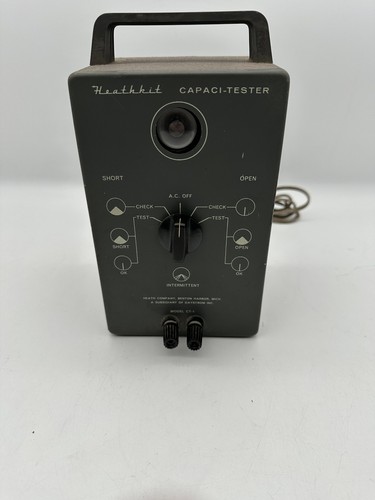Vintage Heathkit Capaci-tester Capacitor Tester CT-1