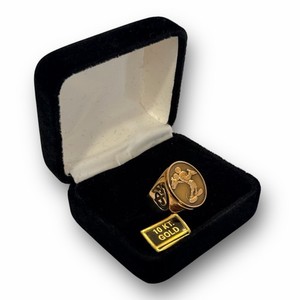 Disney Cast Member 20 Year Service Ring 10K Gold Mickey 1981 Hire Date 13g