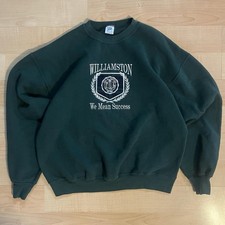 Vintage 80s-90s Jerzees Super Sweats Williamston Crewneck Sweatshirt Men  s L