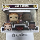 Stranger Things Max & Lucas #154 2pk Funko Pop (box flaws)