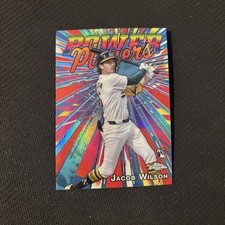 2025 Topps Chrome Baseball Jacob Wilson Power Players RC Athletics